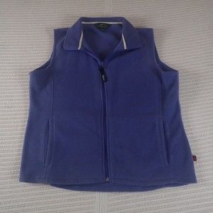 Woolrich Womans Full Zip Fleece Purple Verst Size: Large